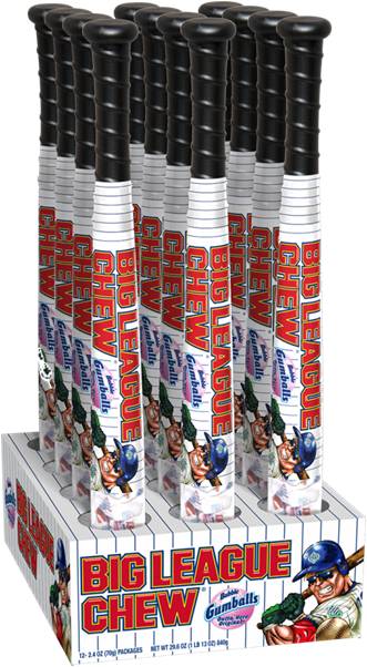 Big League Chew Baseball Bat