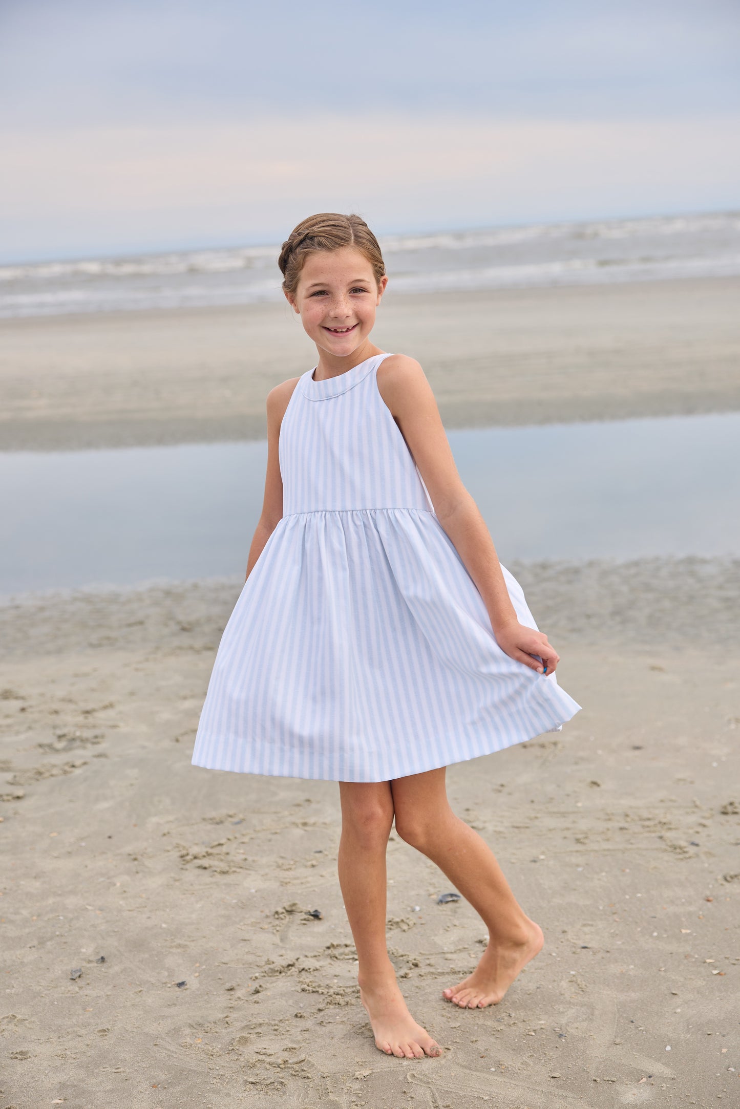 Bow Back Annie Dress, Savannah Stripe