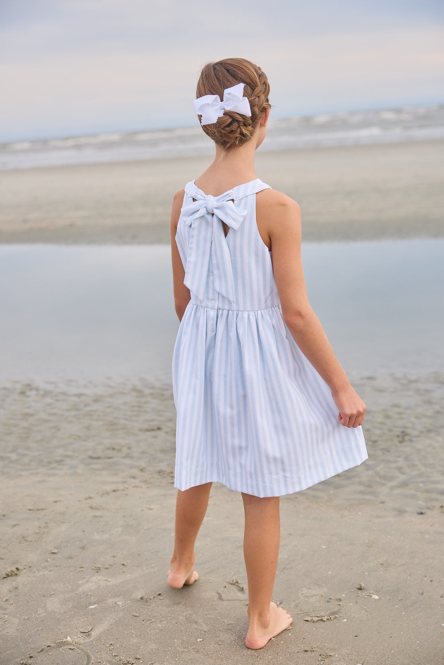 Bow Back Annie Dress, Savannah Stripe