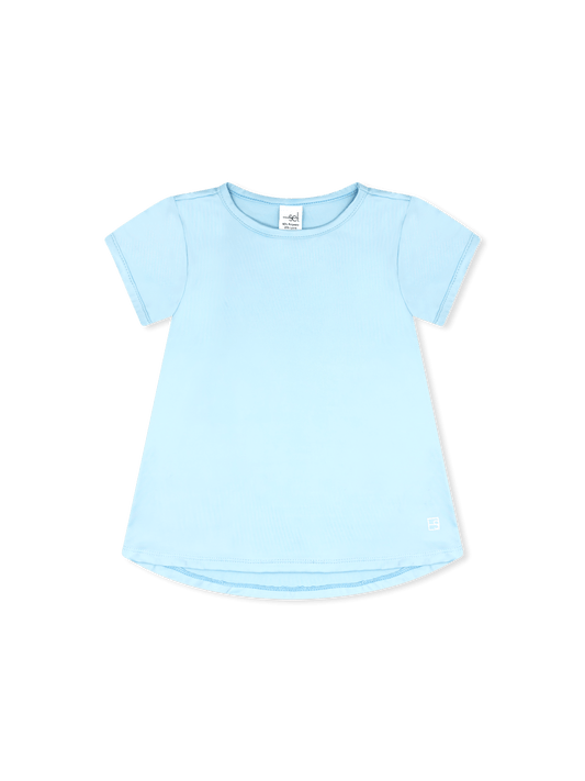 Bridget Basic Tee, Cotton Candy Blue *Presale*