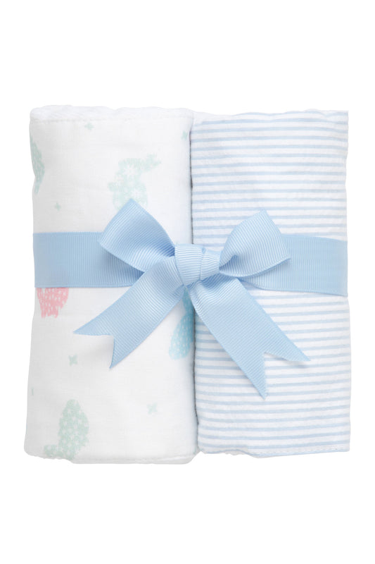 Bunny Set of Two Burps, Blue