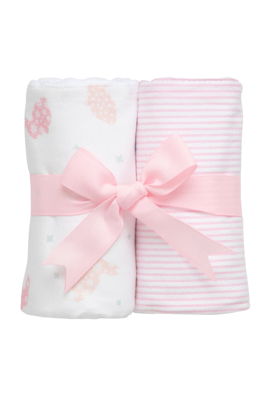 Bunny Set of Two Burps, Pink