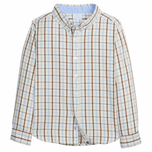 Button Down Shirt, Brownfield Plaid