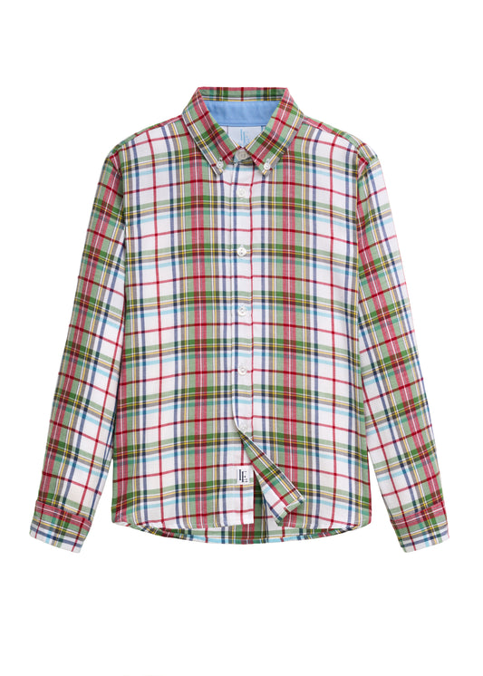 Button Down Shirt, Douglas Plaid