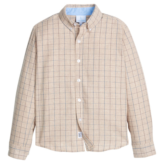 Button Down Shirt, Durham Windowpane