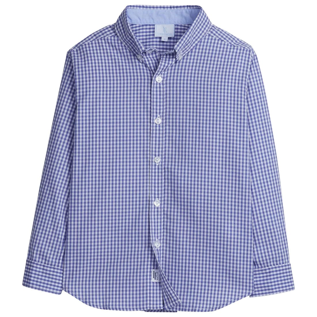 Button Down, Royal Blue Check