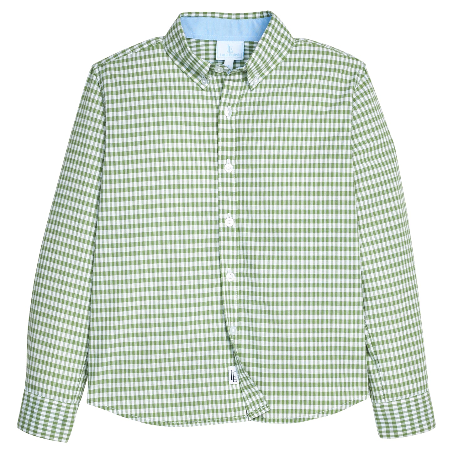 Button Down Shirt, Watercress Gingham *presale*