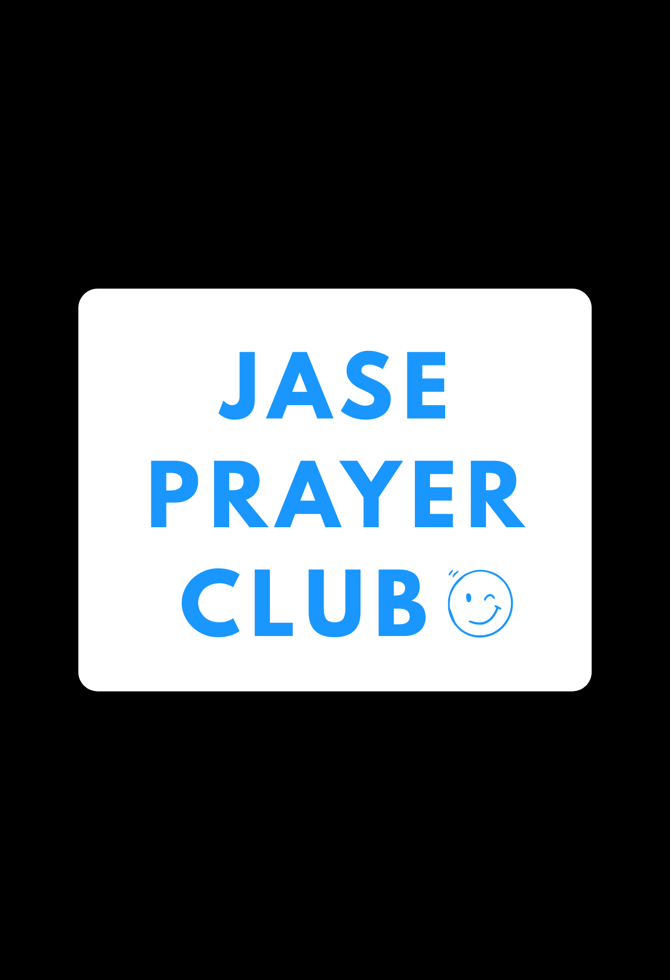 Jase Prayer Club 2.5" Sticker