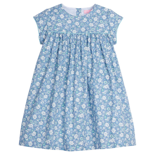 Charlotte Dress, Bedford Gardens Blue