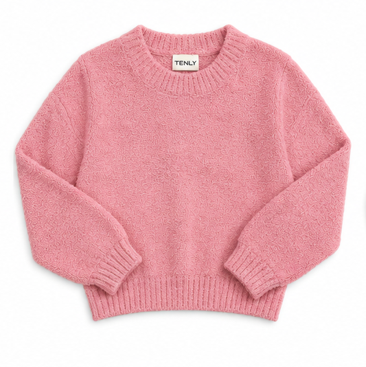 Meet & Greet Sherpa Pullover, Pink