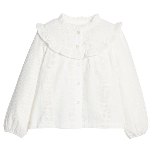 Cintra Top, White Eyelet
