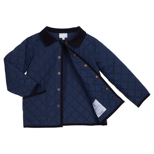 Classic Quilted Jacket, Navy