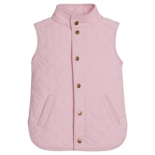 Classic Quilted Vest, Light Pink