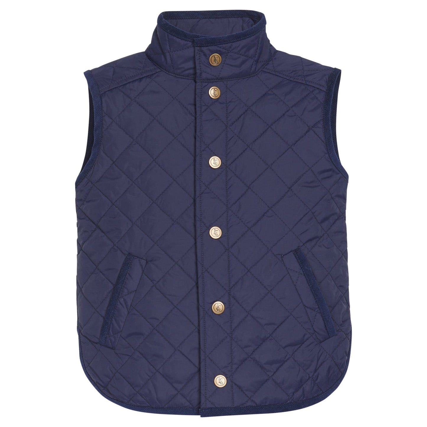 Classic Quilted Vest, Navy