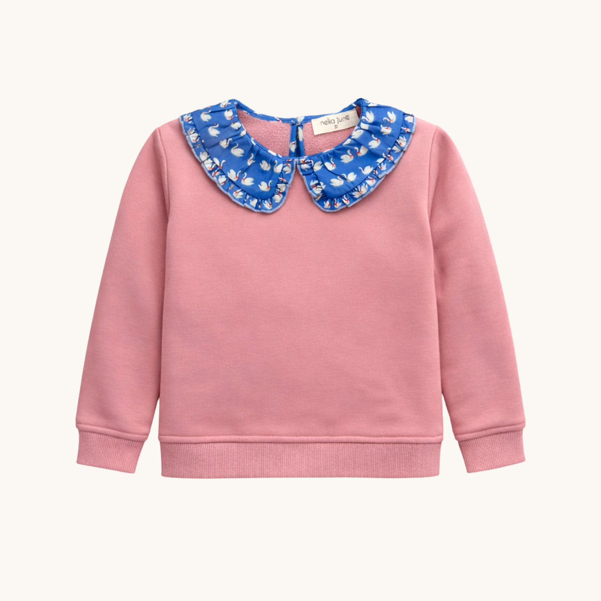 Swan Collared Sweatshirt