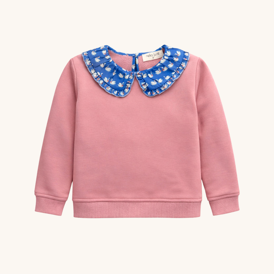 Swan Collared Sweatshirt