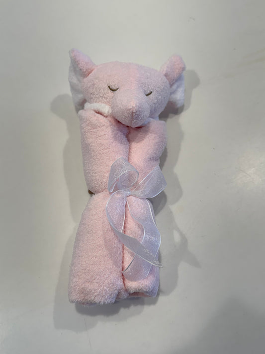 Pink Elephant Blankie Lovie