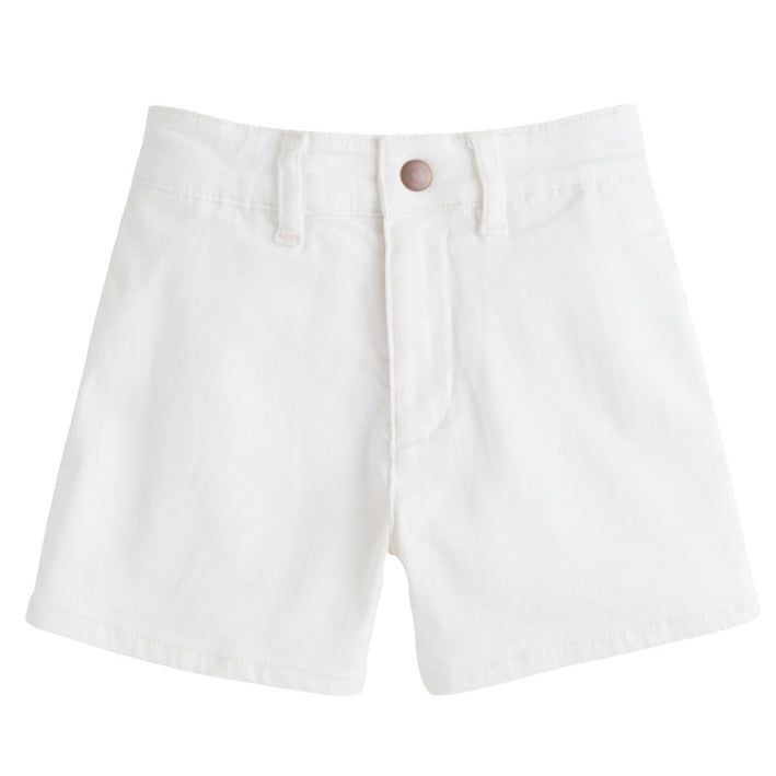 Denim Shorts, Ivory