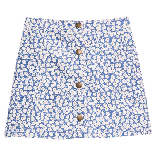 Emily Skirt, French Blue Corduroy