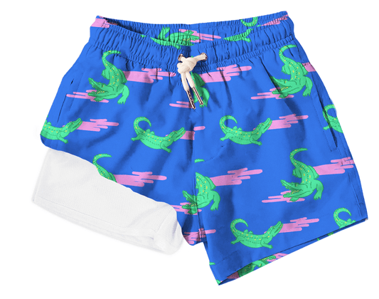 Everglades Alligator Swim Trunks