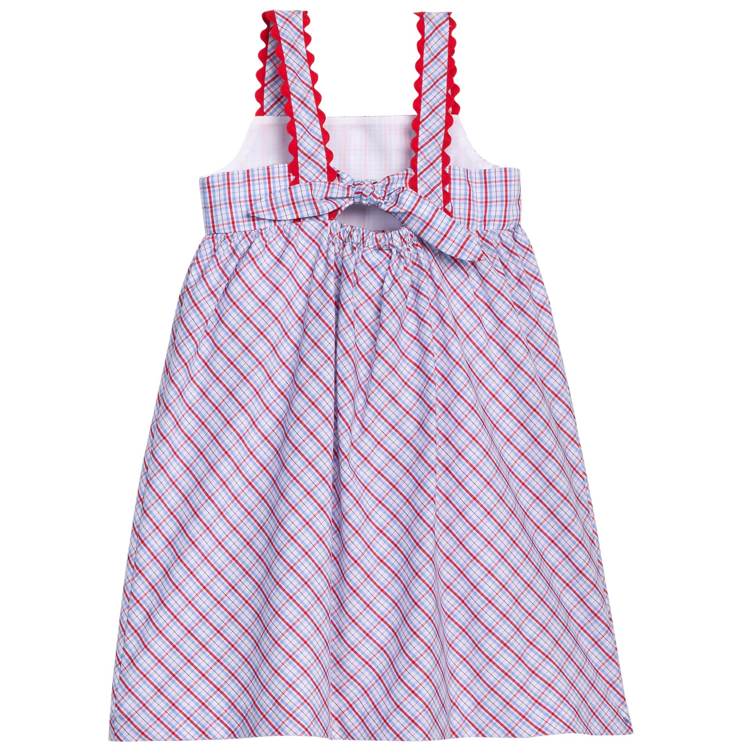 Evie Dress, Patriotic Plaid