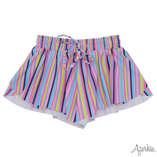 Stripes On Butterfly Shorts