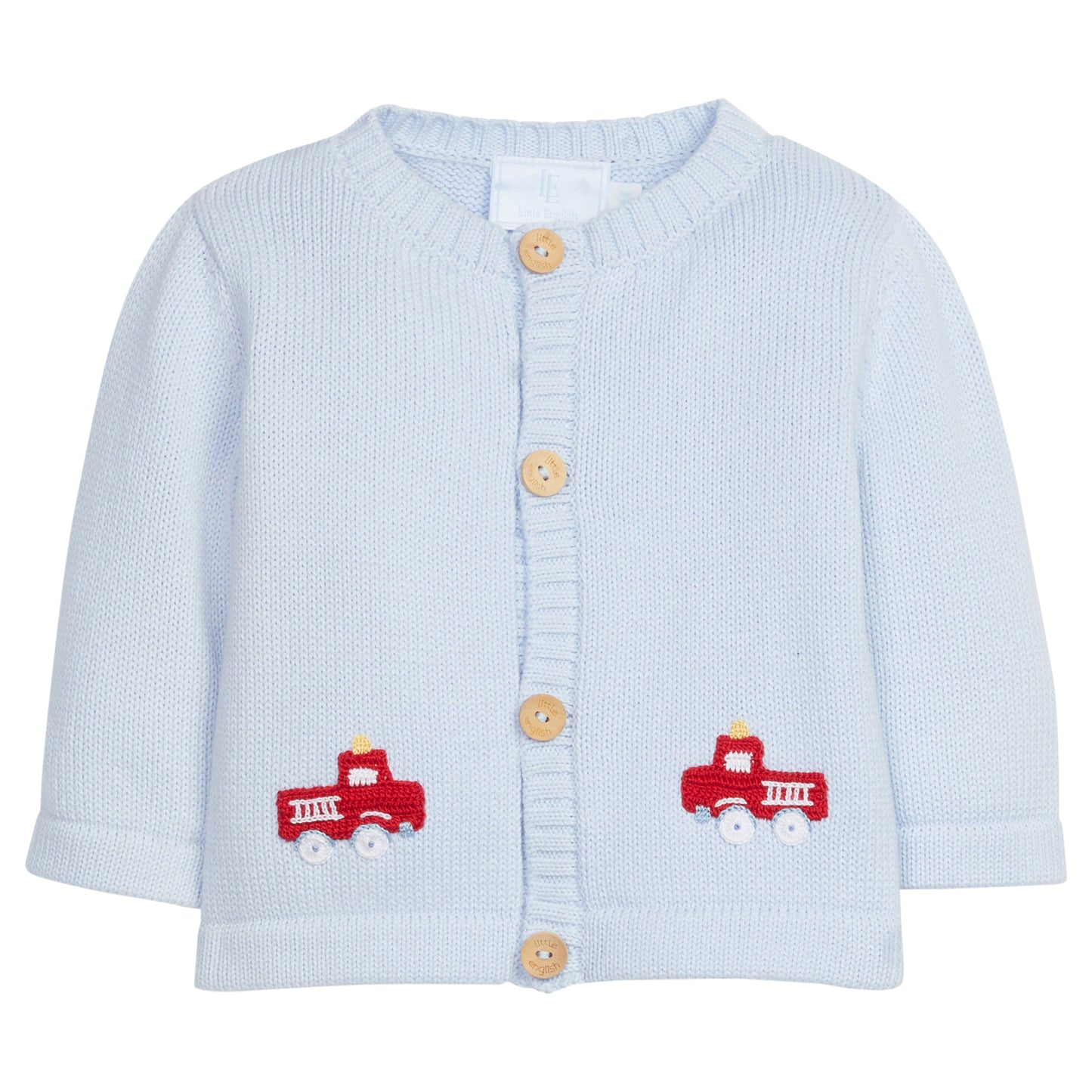 Crochet Sweater, Fire Truck