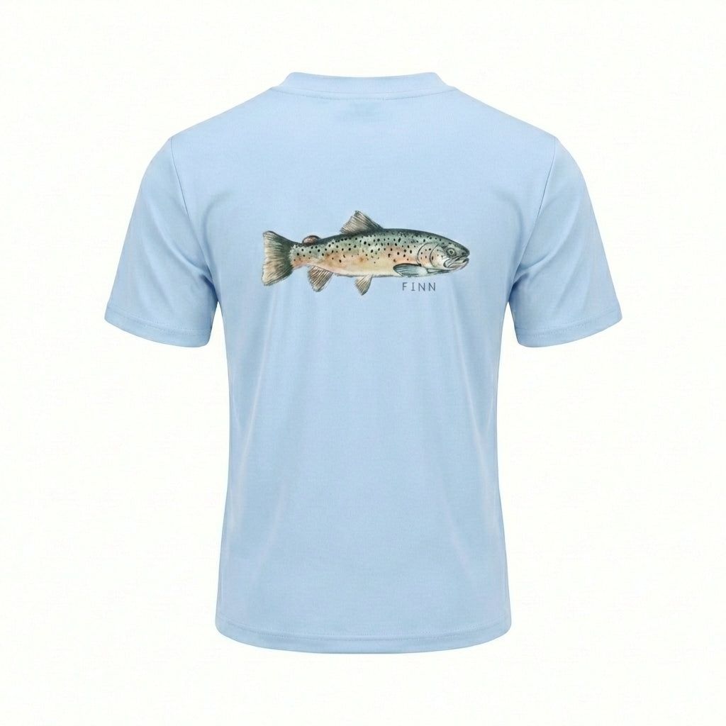 Tidal Tech Short Sleeve, Flats Blue