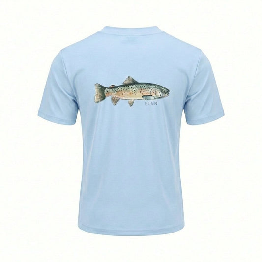 Tidal Tech Short Sleeve, Flats Blue