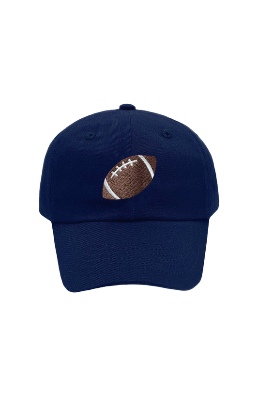 Navy Football Bow Hat