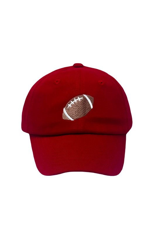 Red Football Bow Hat