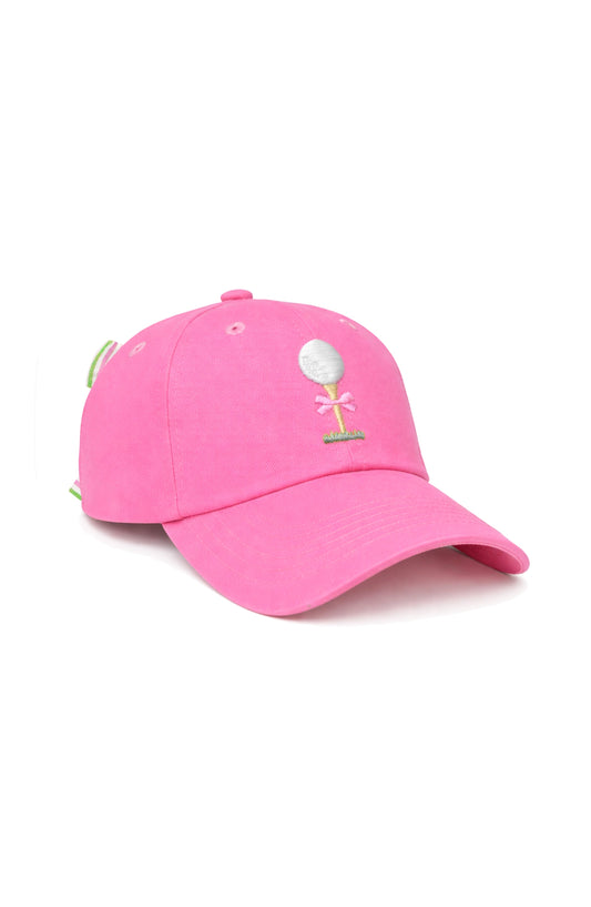 Tee Time Bow Baseball Hat (Youth)