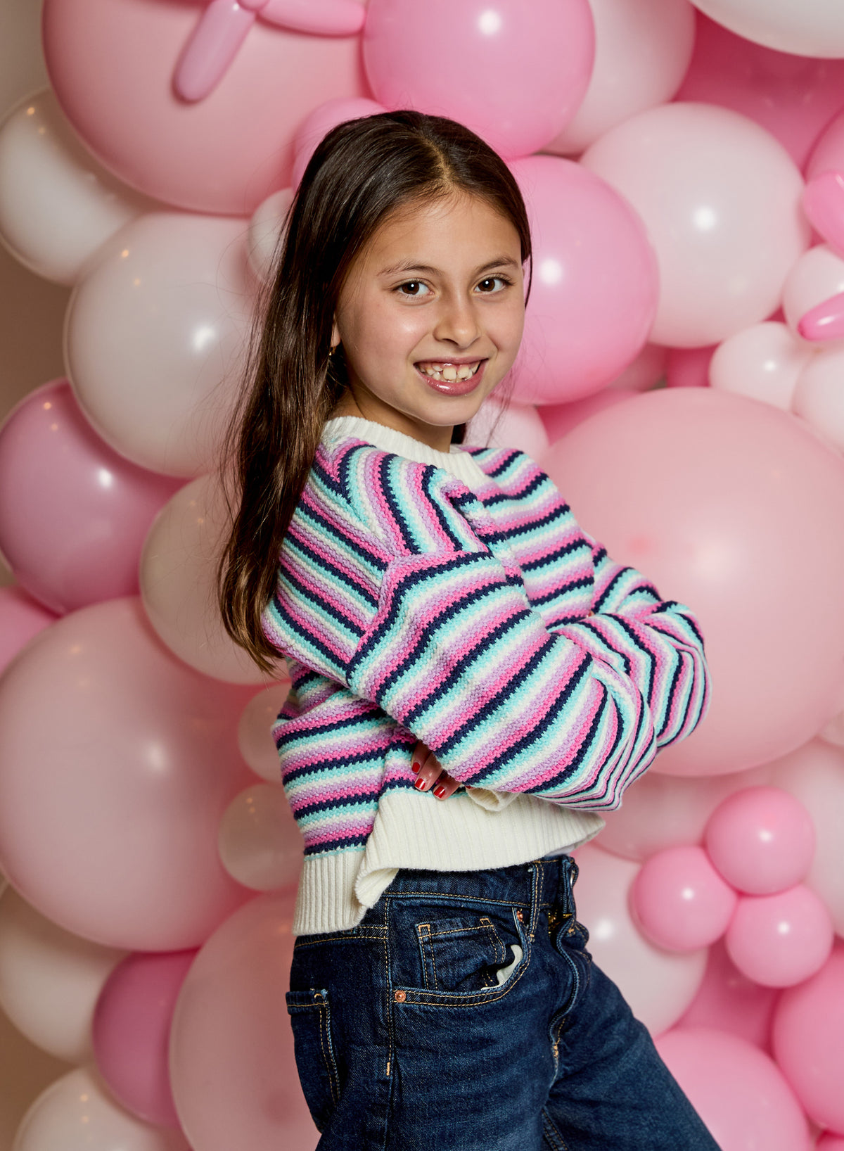 Cotton Candy Stripe Sweater