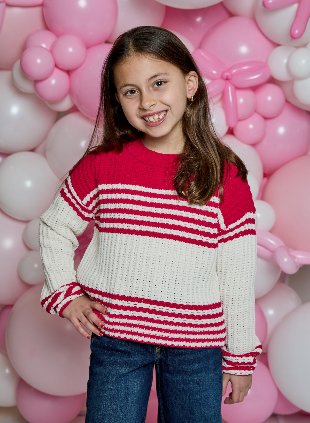 Cherry Stripe Sweater