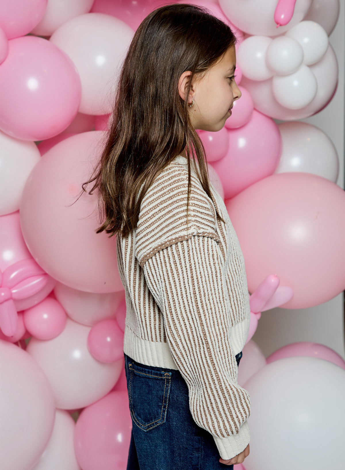 Cocoa Stripe Sweater