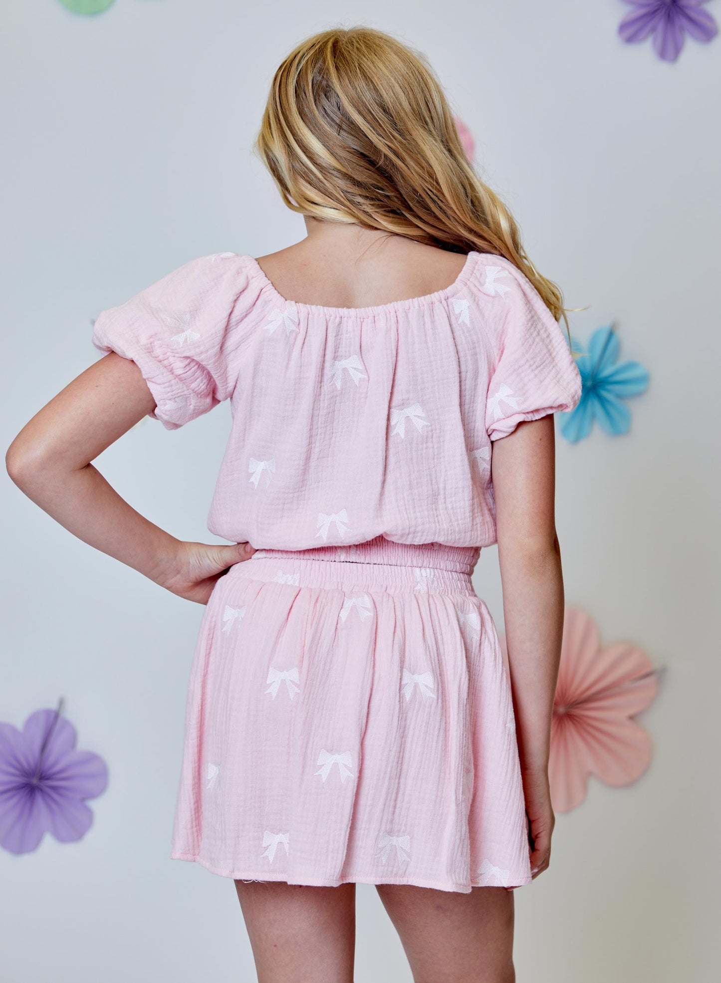 Pink Posies Skort