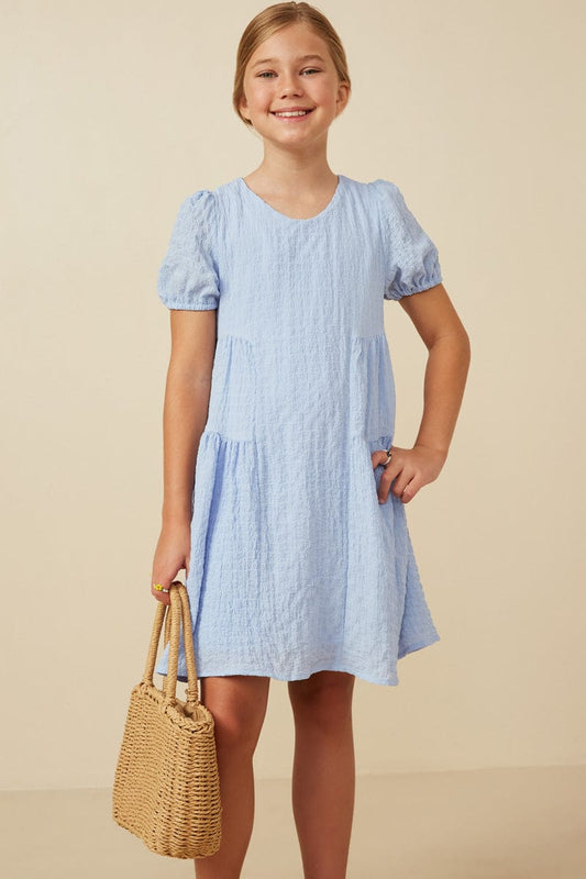 Light Blue Side Panel Dress