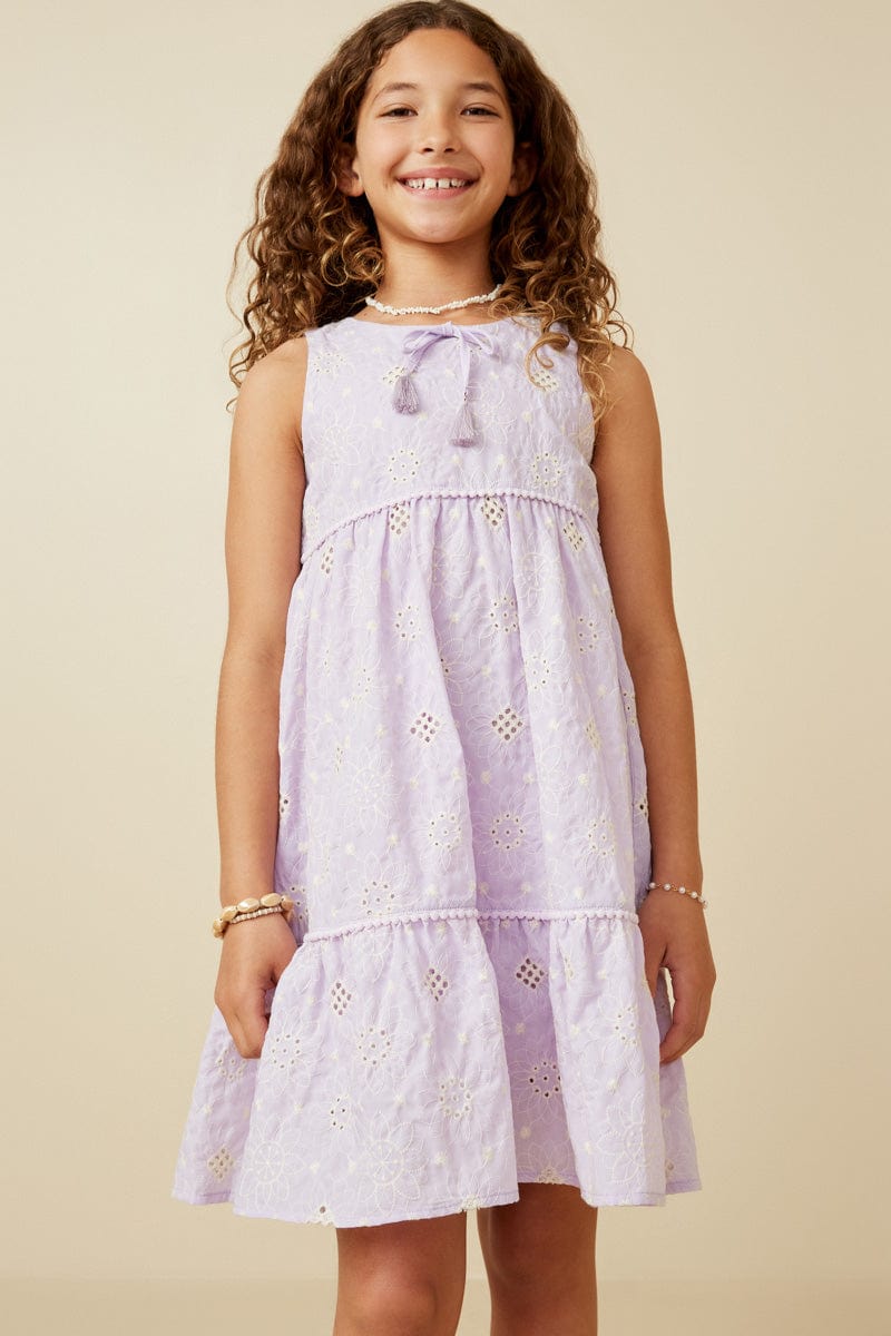 Lavender Eyelet Dress