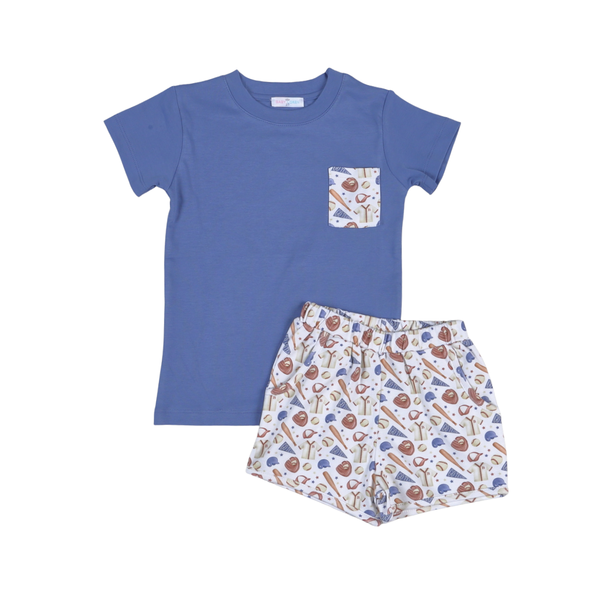 Game Day Blue Short Set