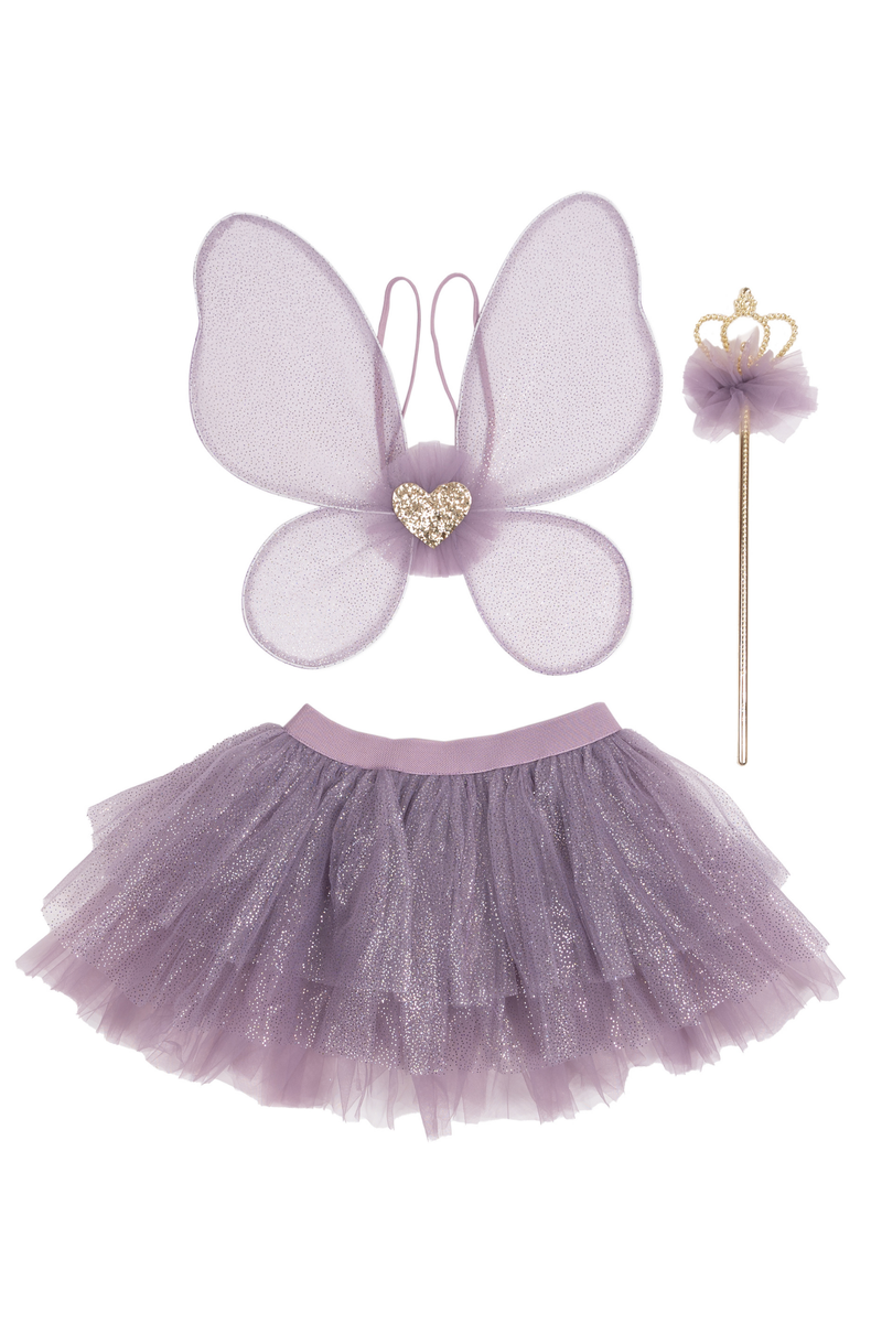 Royal Fairy Princess Skirt Set, Purple
