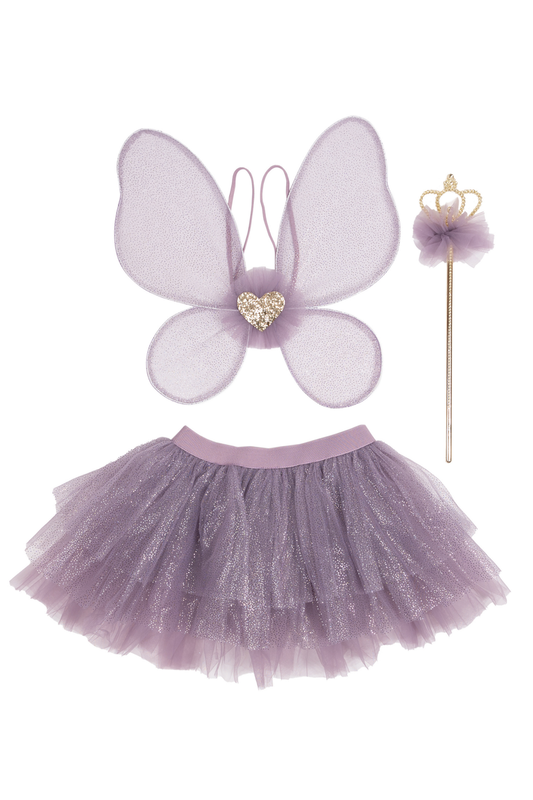 Royal Fairy Princess Skirt Set, Purple