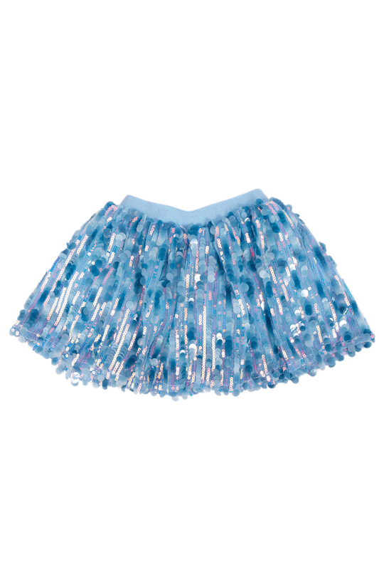 Superstar Sequins Skirt, Blue