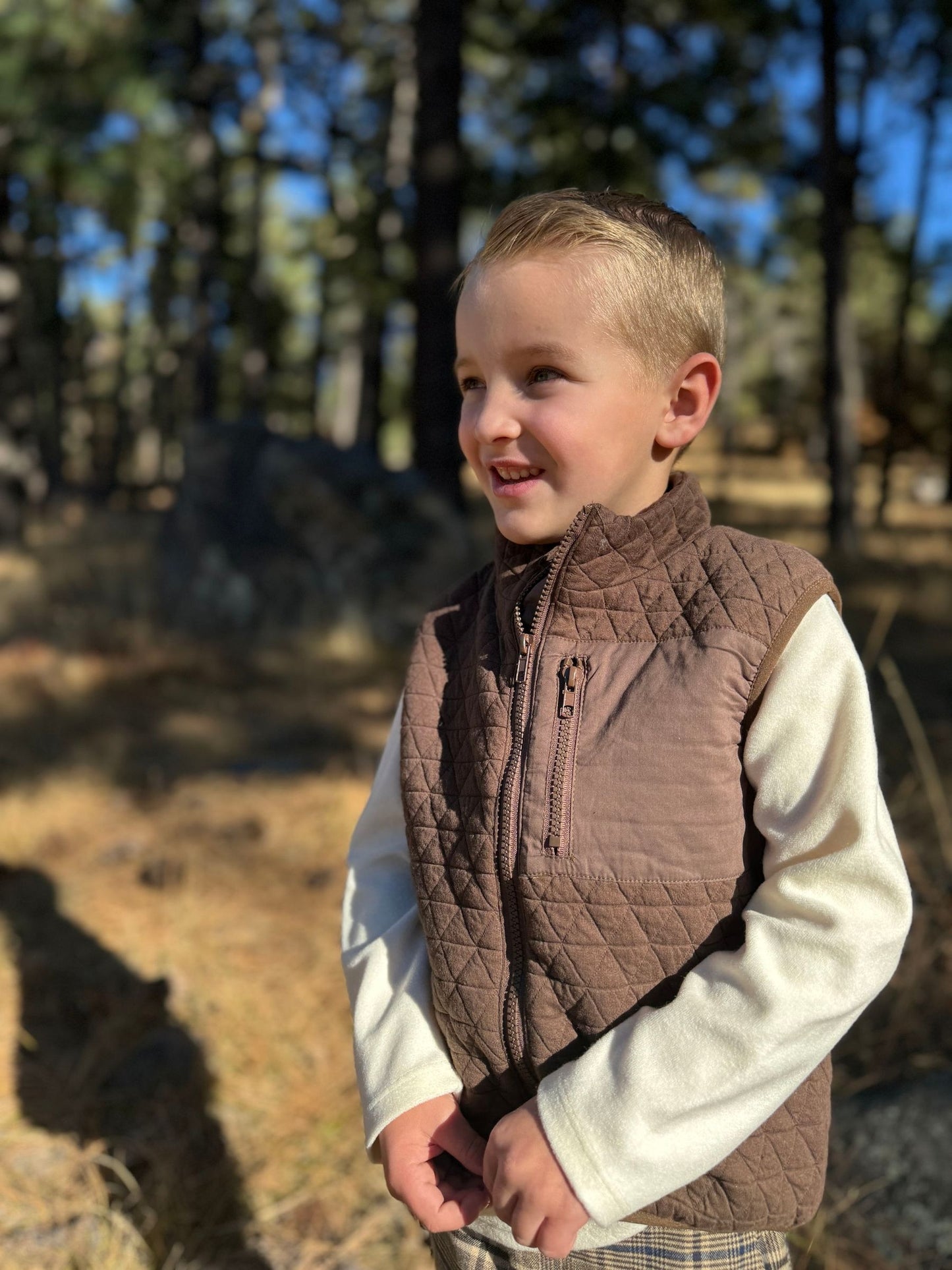 Hunter Vest, Brown
