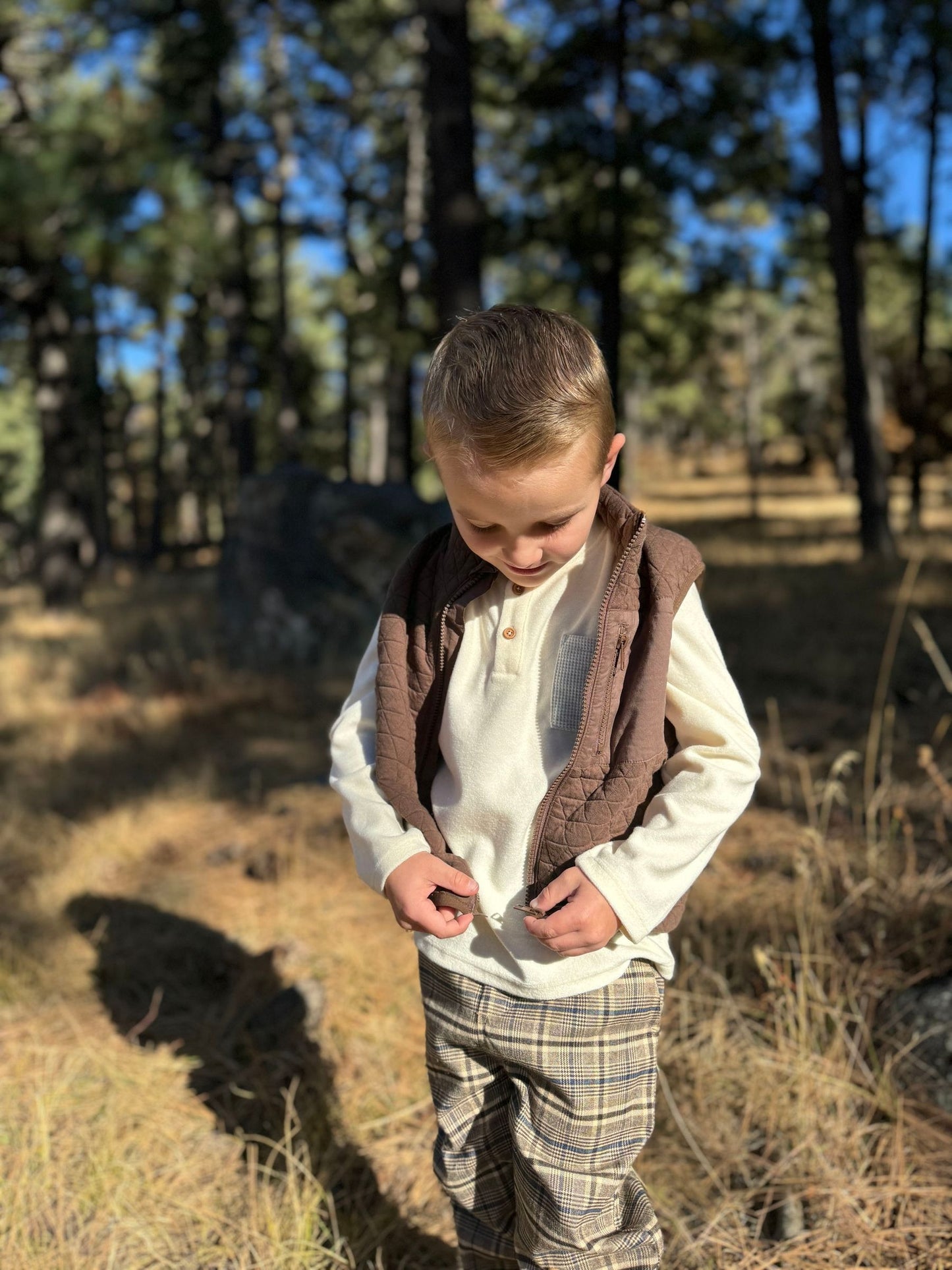 Hunter Vest, Brown