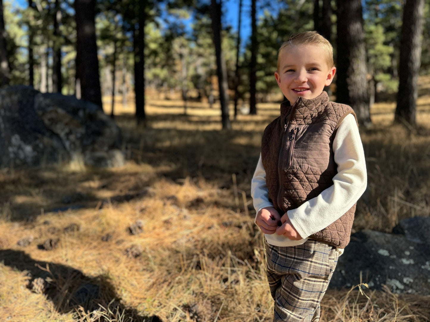 Hunter Vest, Brown