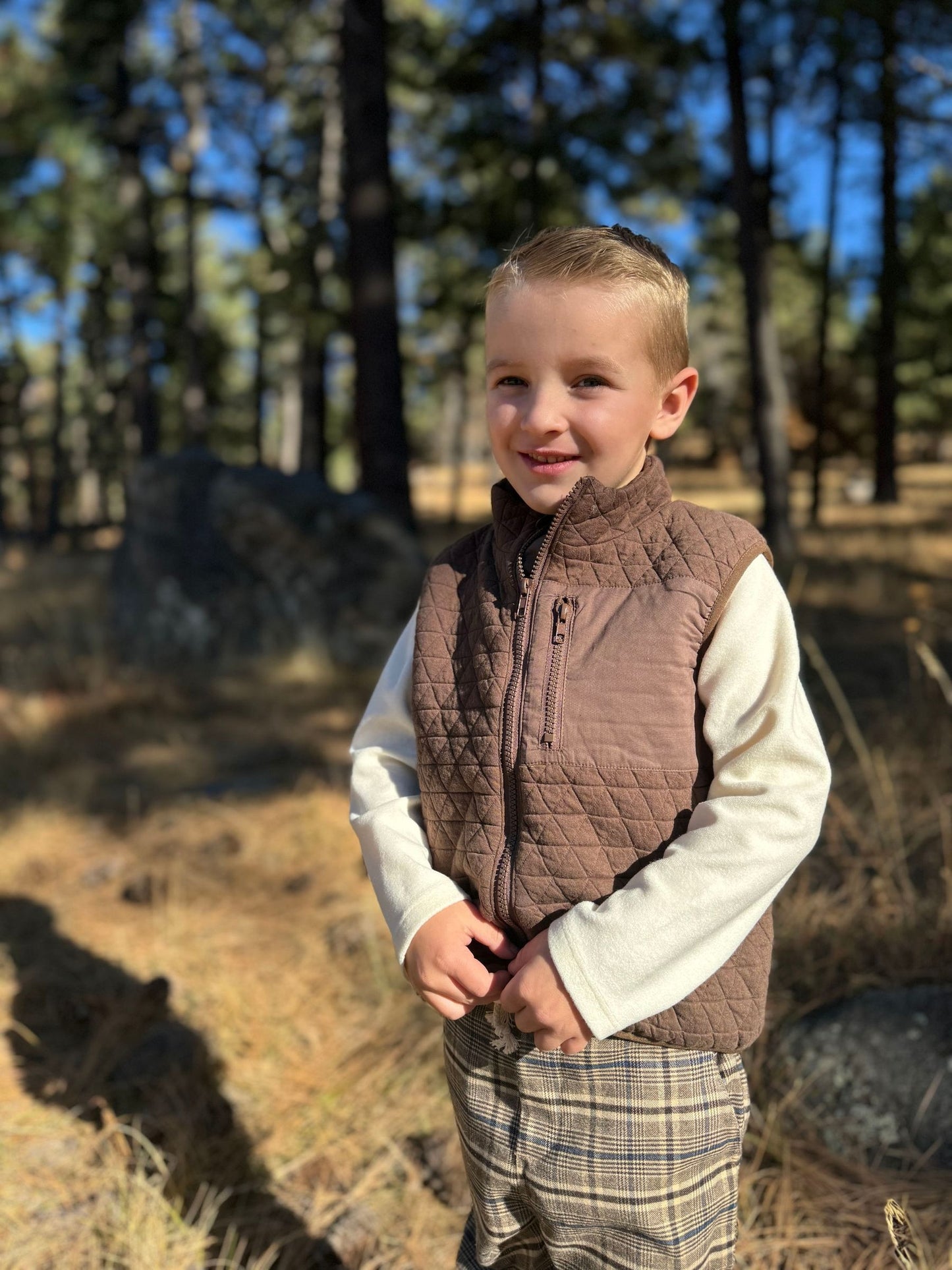 Hunter Vest, Brown