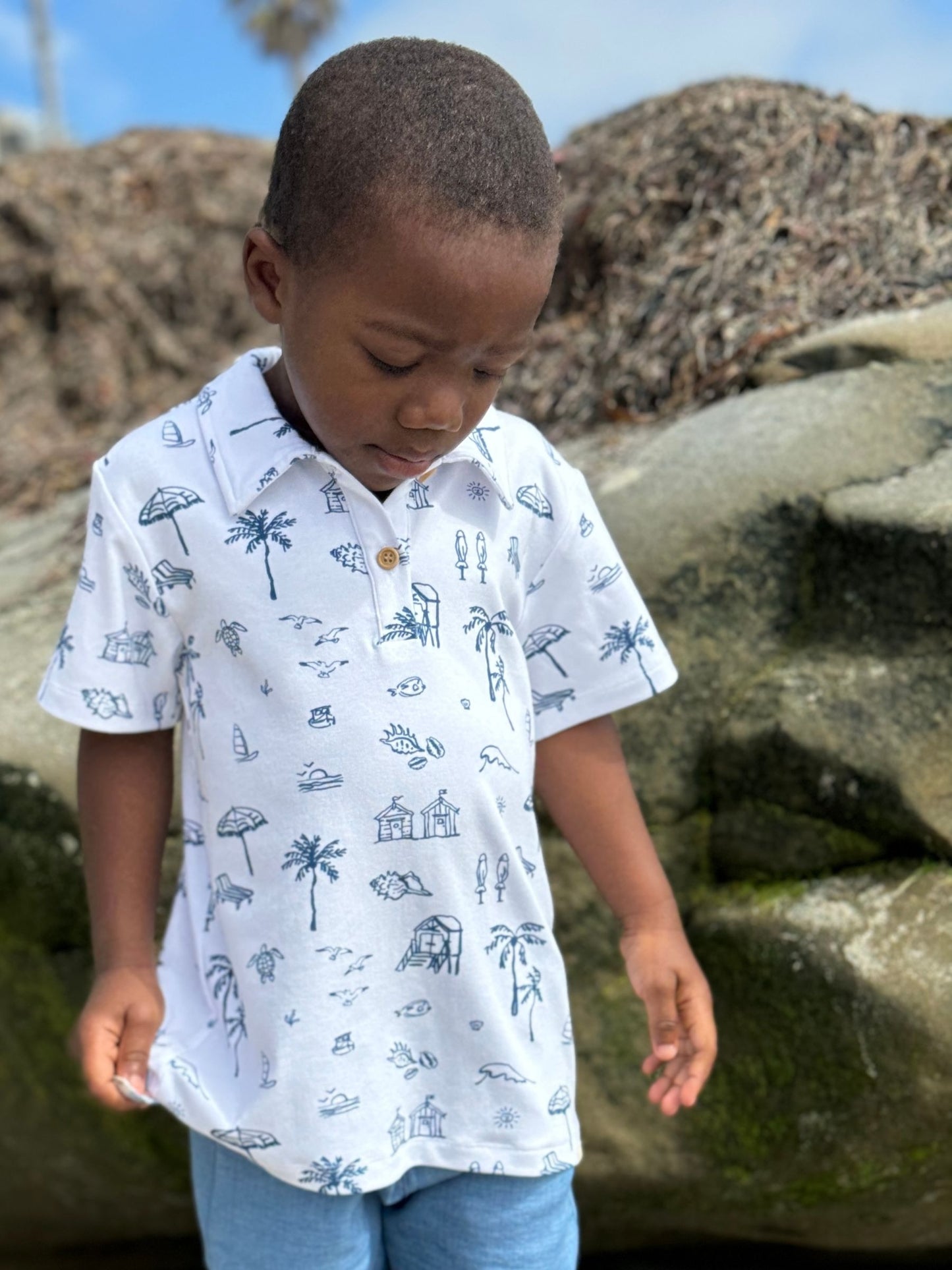 Starboard Printed Polo, Beach