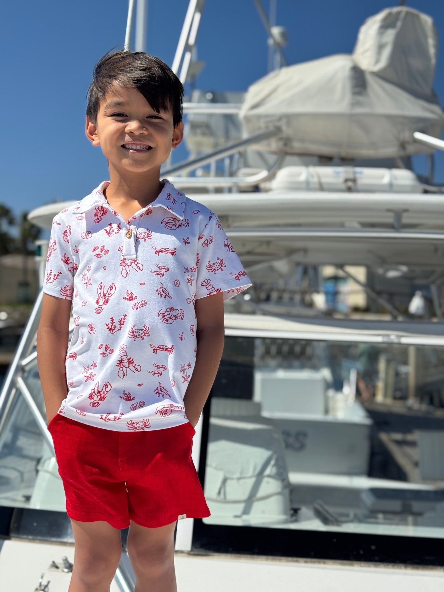 Starboard Printed Polo, Sealife