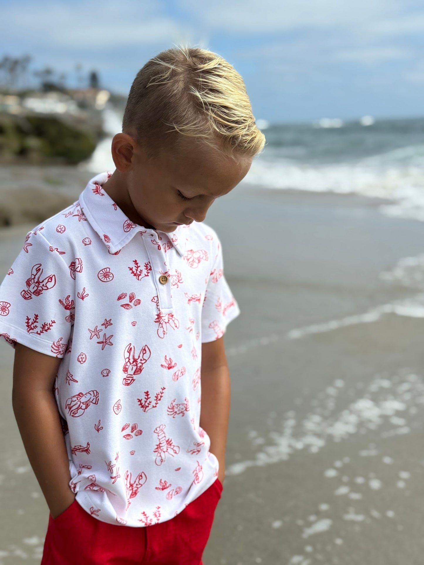Starboard Printed Polo, Sealife