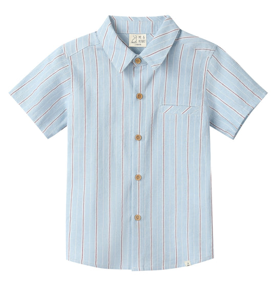 Newport, Chambray/Red Stripe